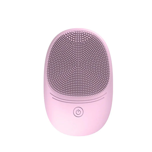 Soft Silicone Facial Cleansing Brush With Sonic Vibration