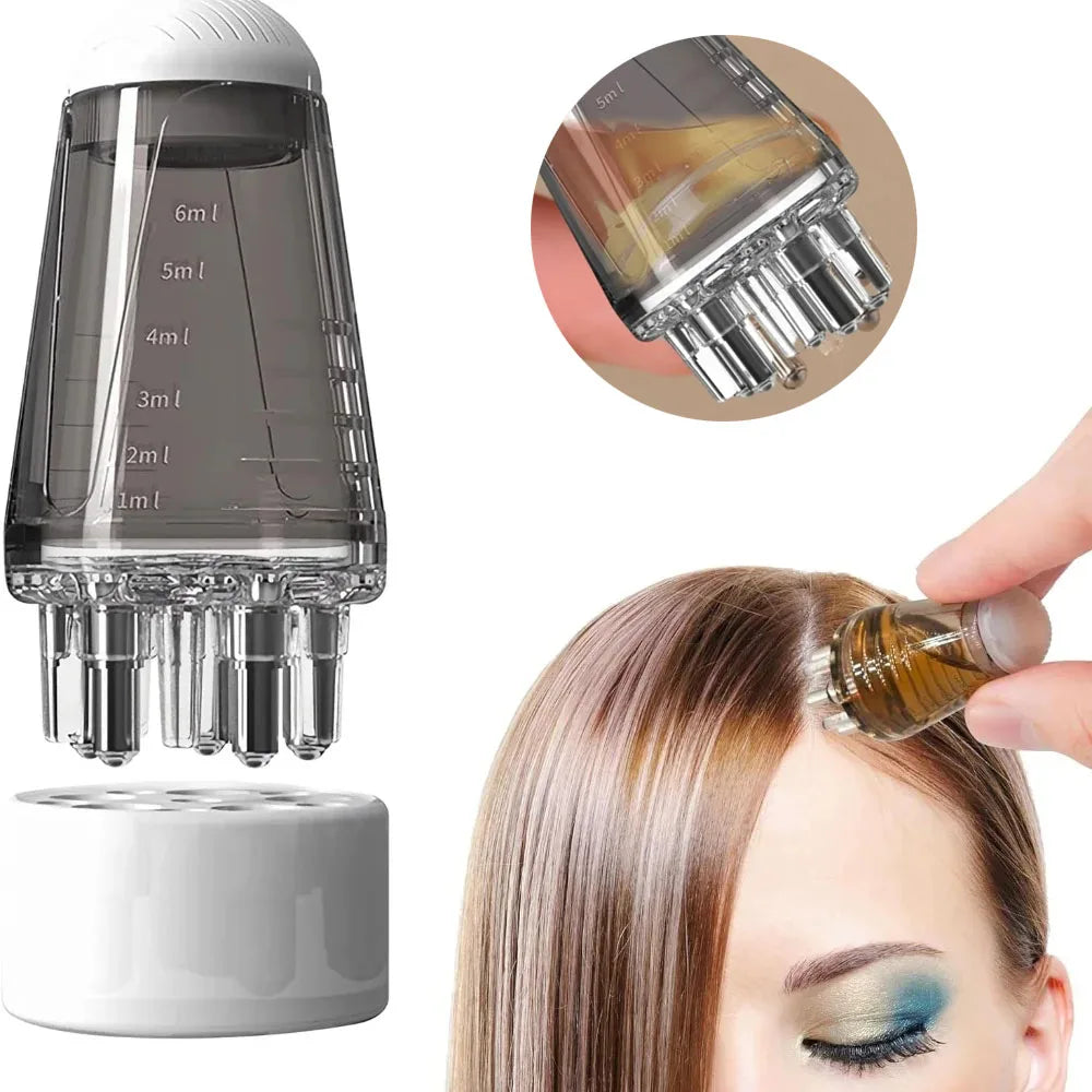 Scalp Applicator Liquid Comb Mini Massage Ball For Hair Care