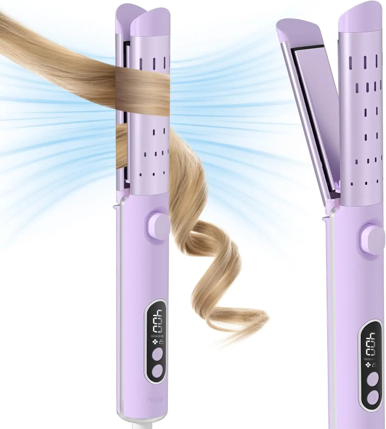 NOVUS Airflow Curling Iron 2 In 1 Ceramic Hair Curler