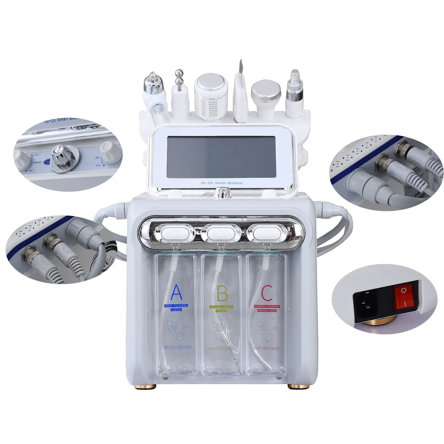 Amilibeauty 6 In 1 Aqua Peeling Oxygen Machine Cleansing