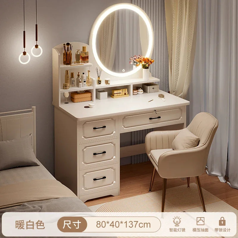 DUTRIEUX Nordic Handles Dressing Table Vanity Makeup Mirror