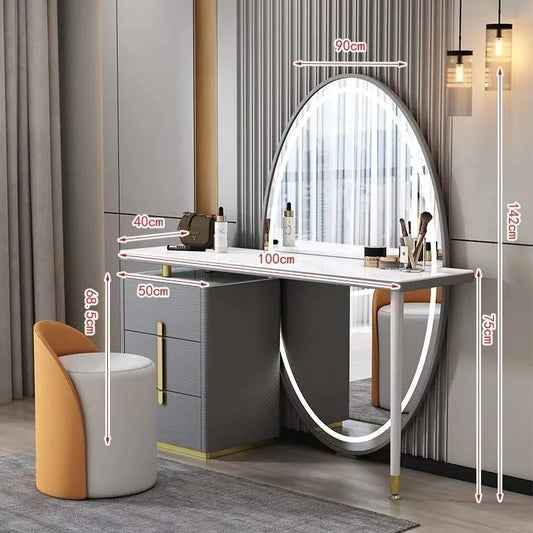 Room Vanity Dressing Table Queen Bedroom Drawers Mobile