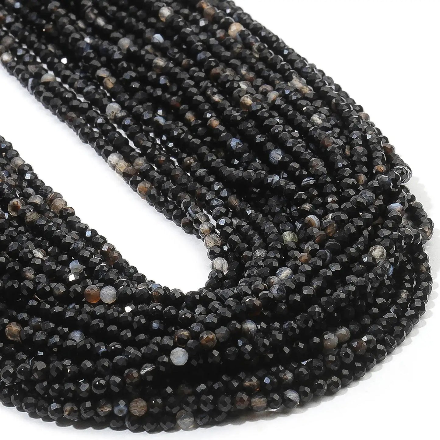 Rhinestone Faceted Tiny Beads For Jewelry Making DIY Projects