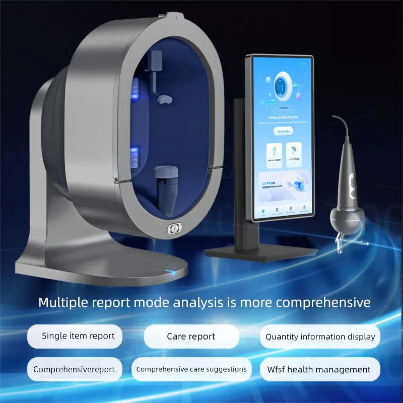 Upgraded X5 3D Ai Skin Image Analyzer High Definition Pixels Whole Facial Scanning Multi Spectrum