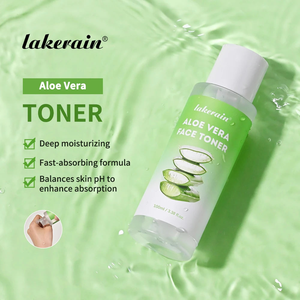 Lakerain Aloe Vera Skin Care Set Deep Hydration Formula