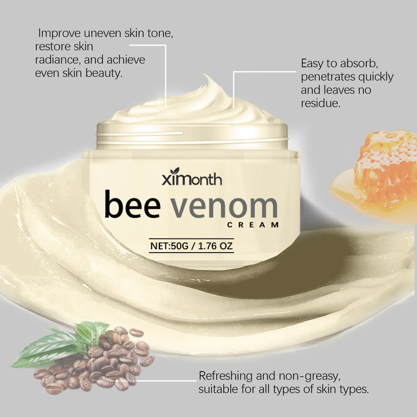 Ximonth Bee Venom Face Firm Cream For Youthful Skin