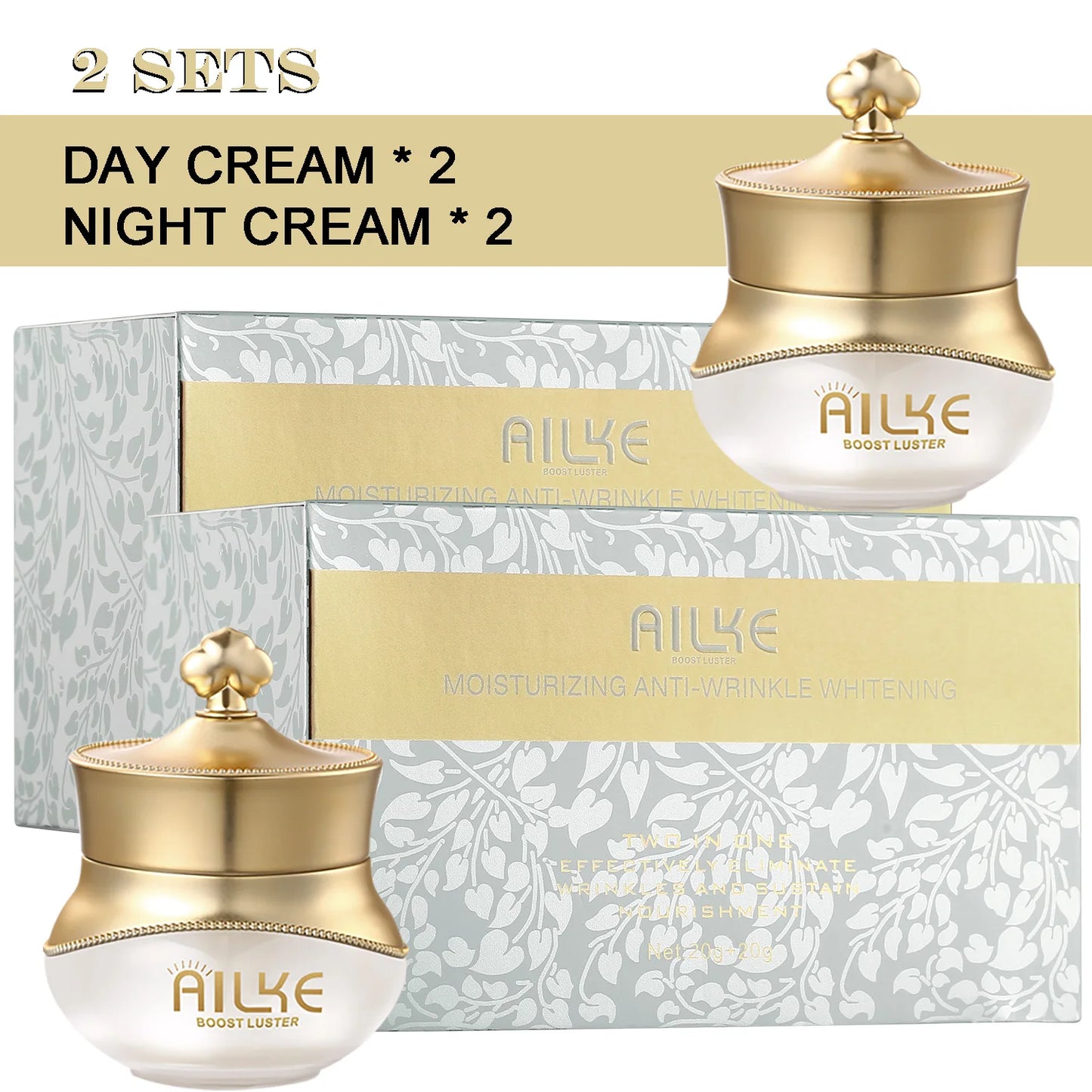 AILKE Night Cream For Women Collagen Moisturizing Anti Aging