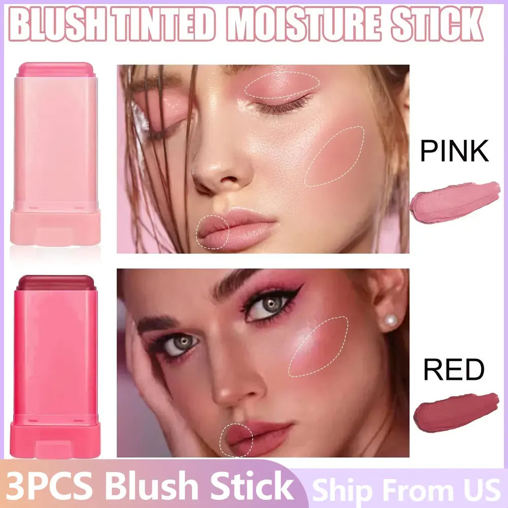 EELHOE Cheek Blush Cream Stick Waterproof Longlasting
