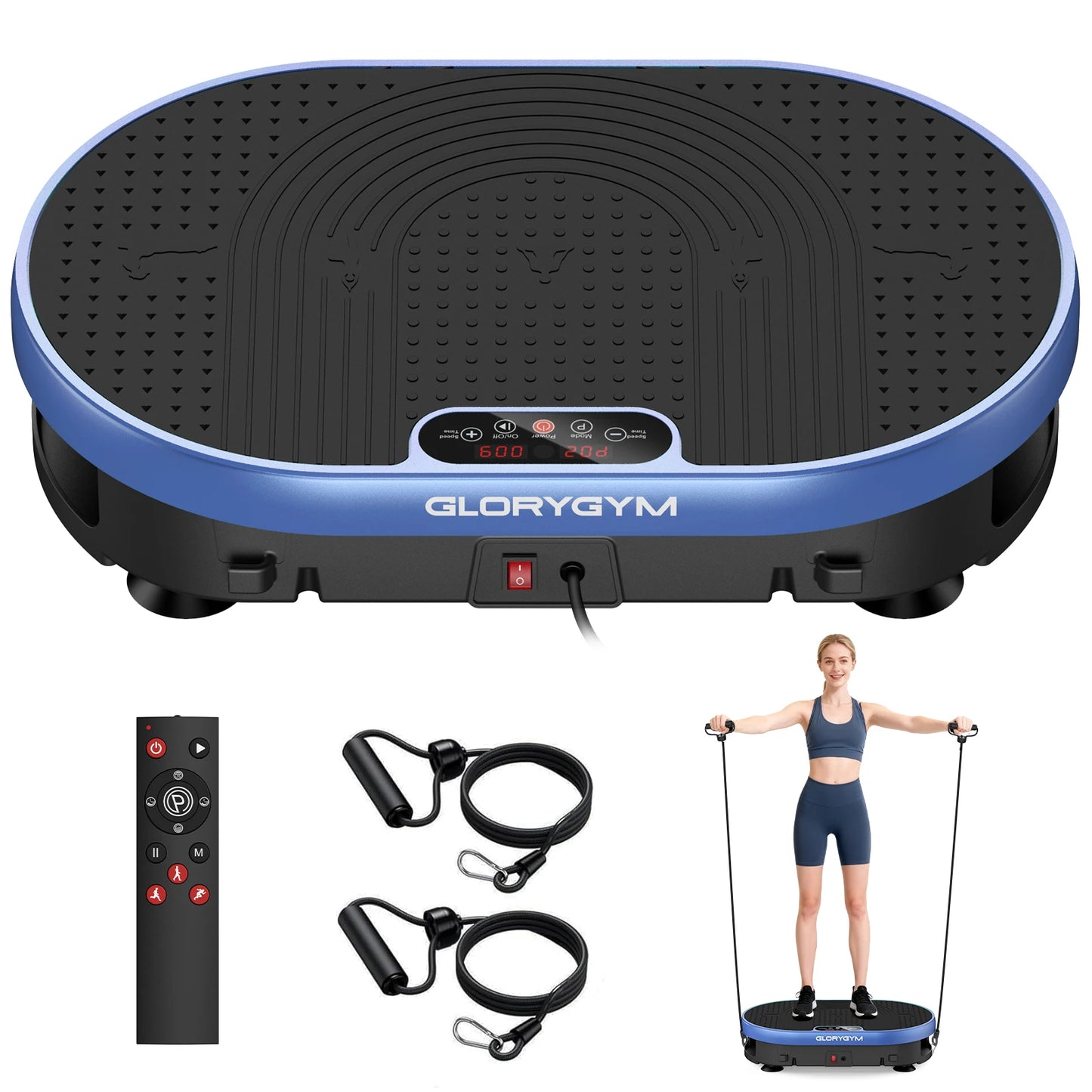 HTM Oscillating Vibration Fat Burner Plate With Remote