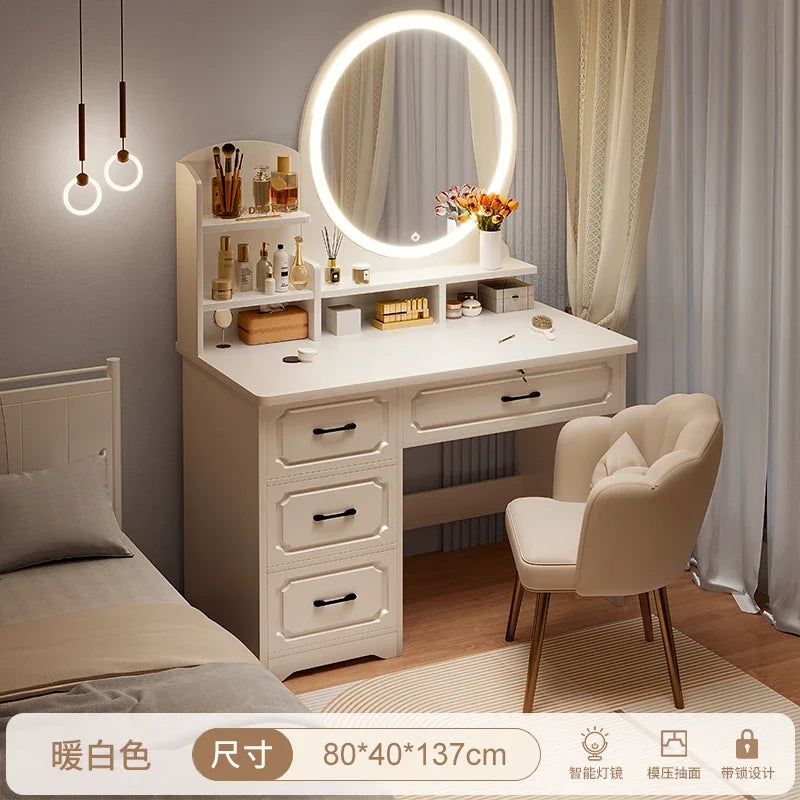 DUTRIEUX Nordic Handles Dressing Table Vanity Makeup Mirror
