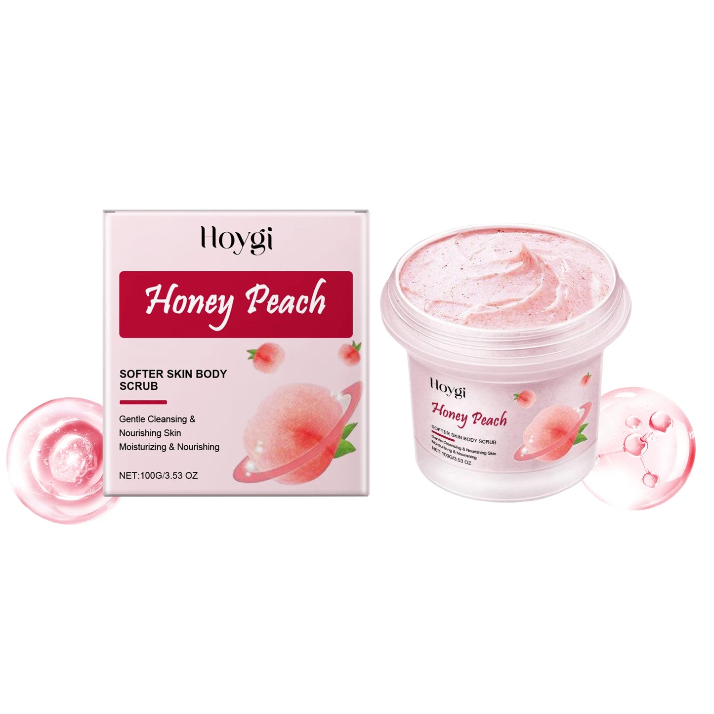 Hoygi Moisturizing Exfoliating Body Scrub Cream For Sensitive Skin