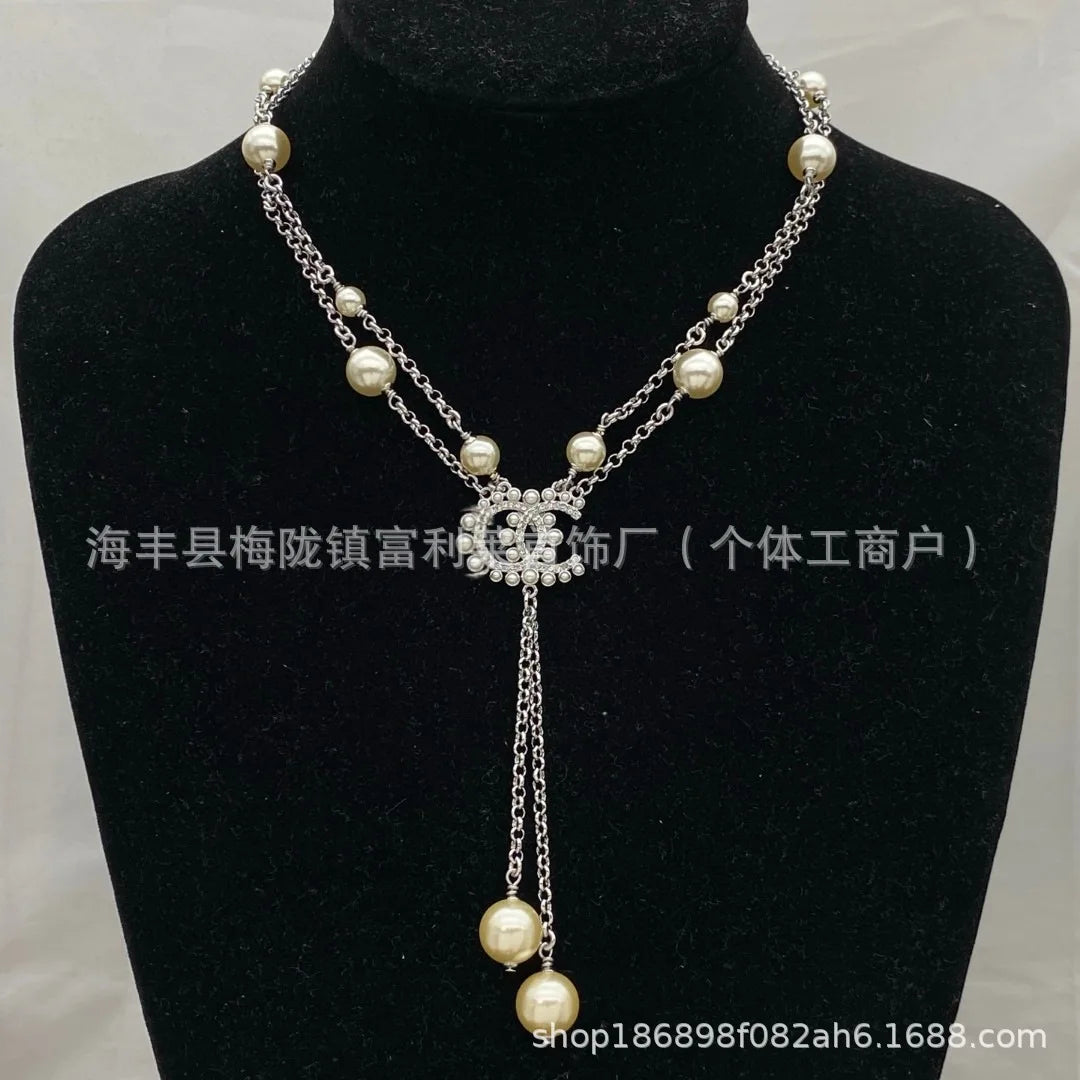 Pearl Diamond Encrusted Choker Necklace With Zircon