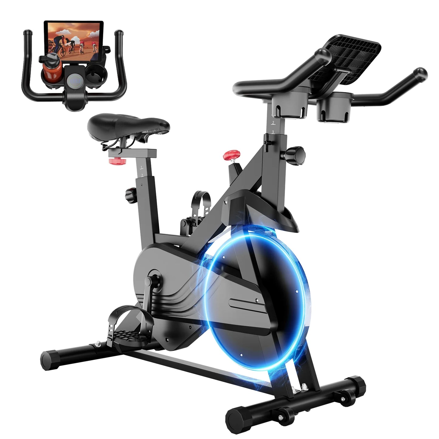 Superun 32 Level Magnetic Resistance Indoor Exercise Bike