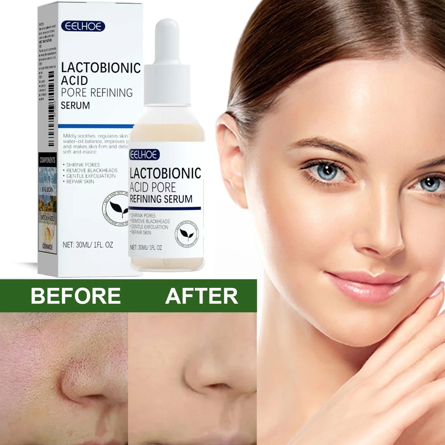 Facial Serum Fade Fine Lines Firming Nourish Essence Face Serum Moisturizing Brightning Skin Care
