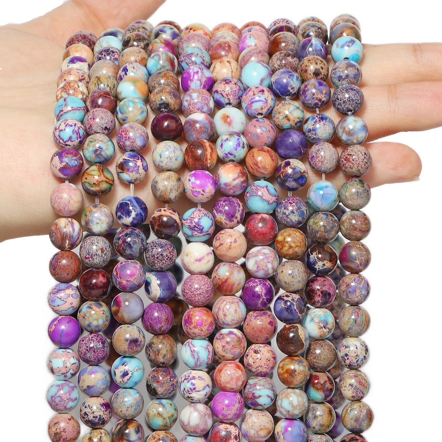Round Rhinestone Beads For Jewelry Making Fashion Accessories