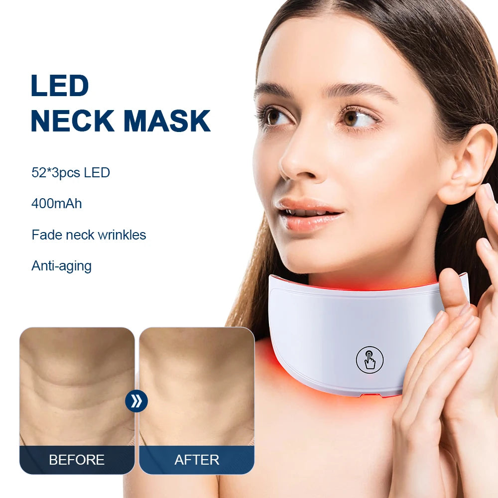 Foreverlily Neck Led Beauty Mask For Wrinkle Tightening