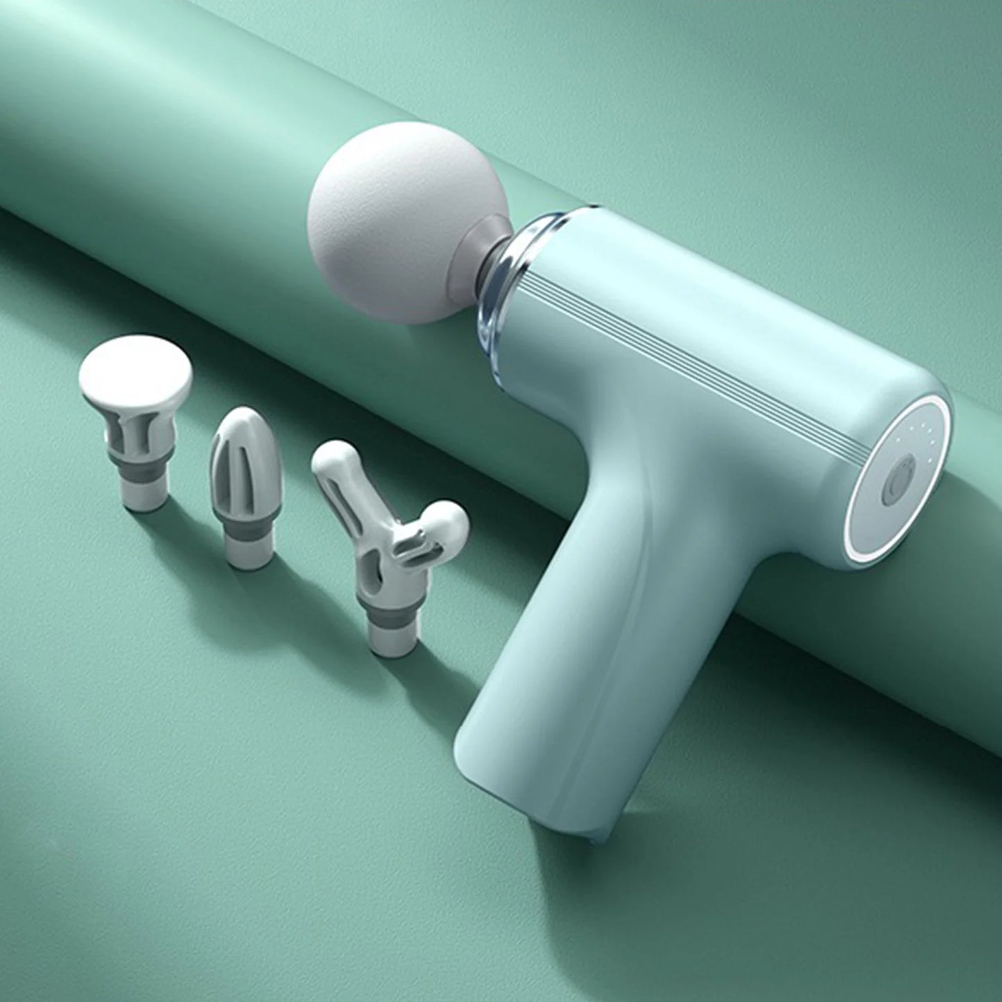 Portable Fascia Massage Gun With 4 Heads And 6 Speeds