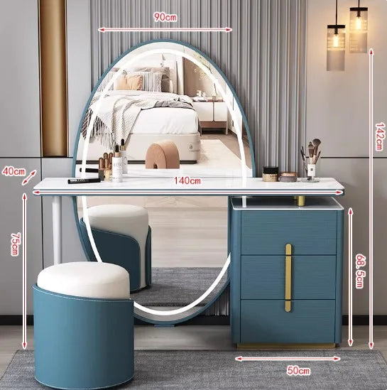 Room Vanity Dressing Table Queen Bedroom Drawers Mobile