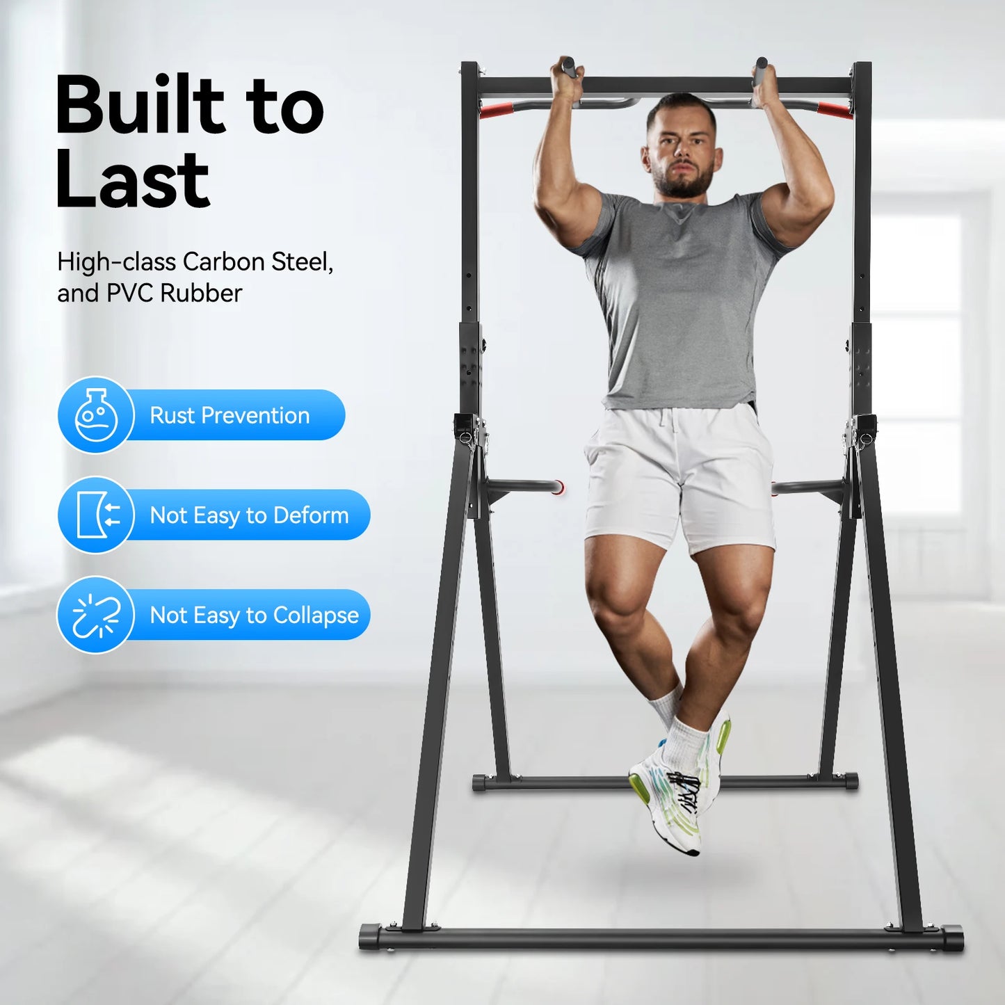 Adjustable Foldable Home Gym Multi Function Strength Training Station