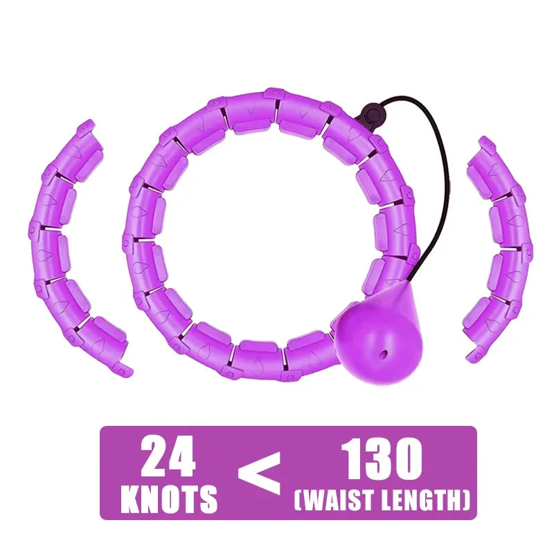 Smart Weighted Hula Hoop For Adults With Detachable Links Cardio