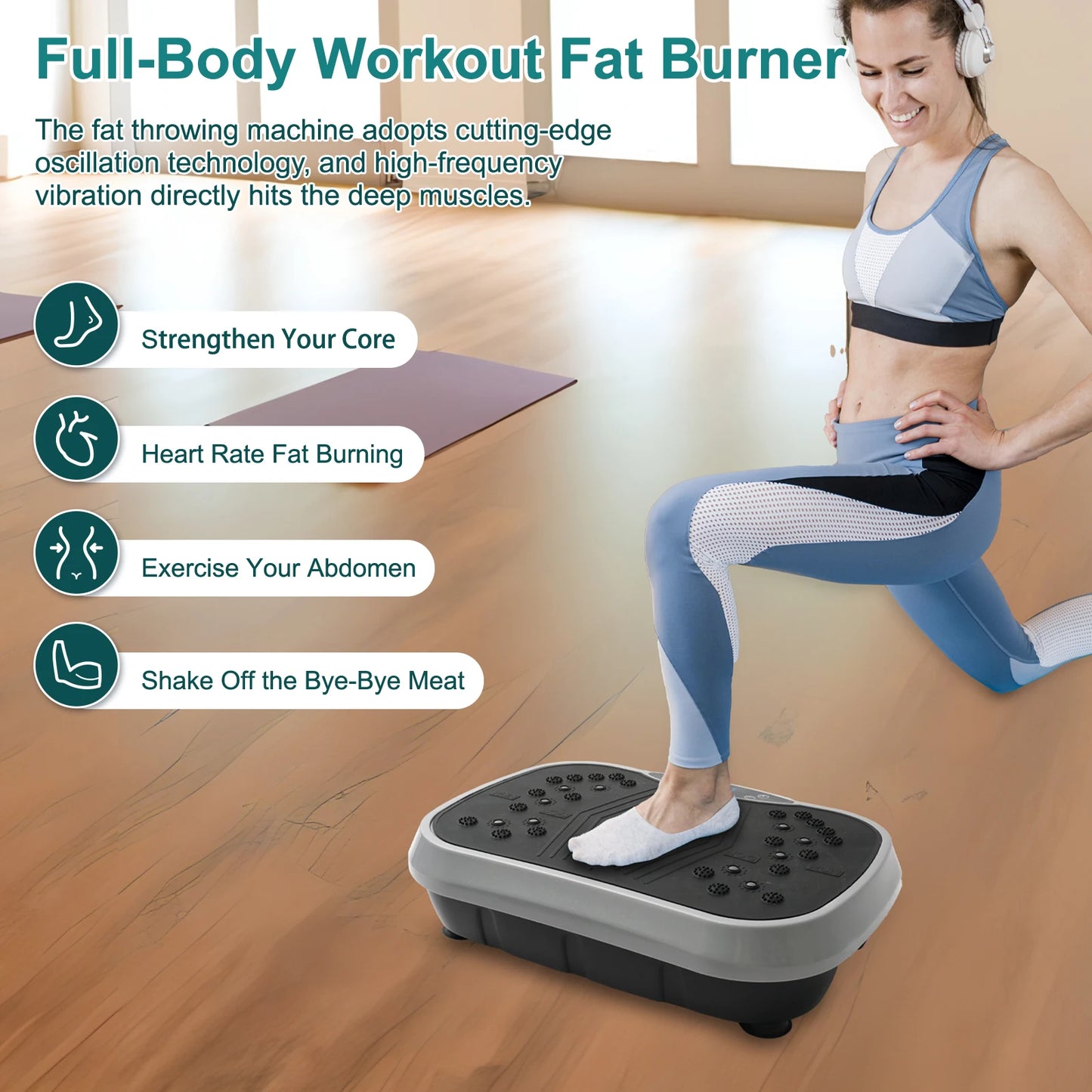 N Vibration Plate Exercise Machine For Whole Body Workout