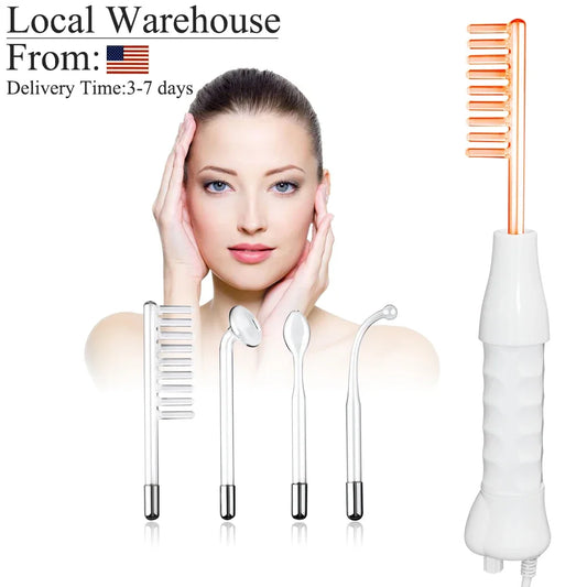 4 In 1 High Frequency Facial Wand For Radiant Skin