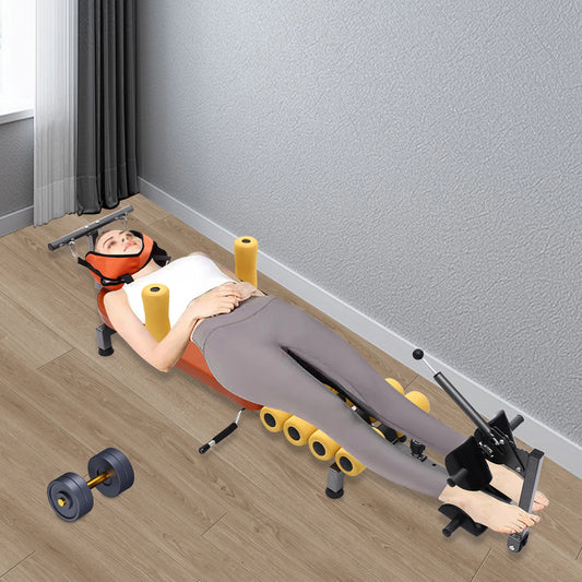 Back Adjustable Neck Stretcher And Portable Spine Relief Bench