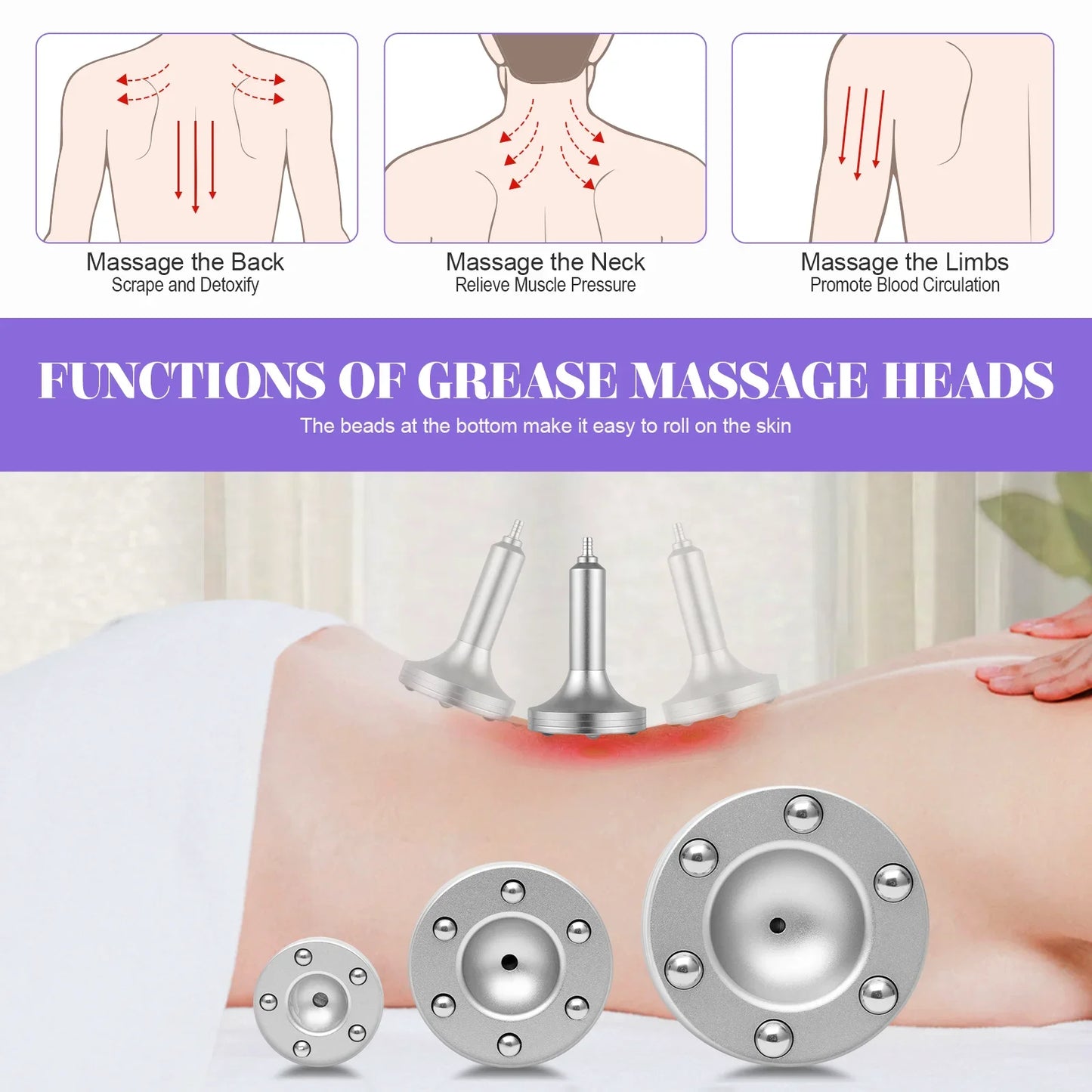 Vacuum Therapy Machine With 24 Vacuum Cups For Body Shaping