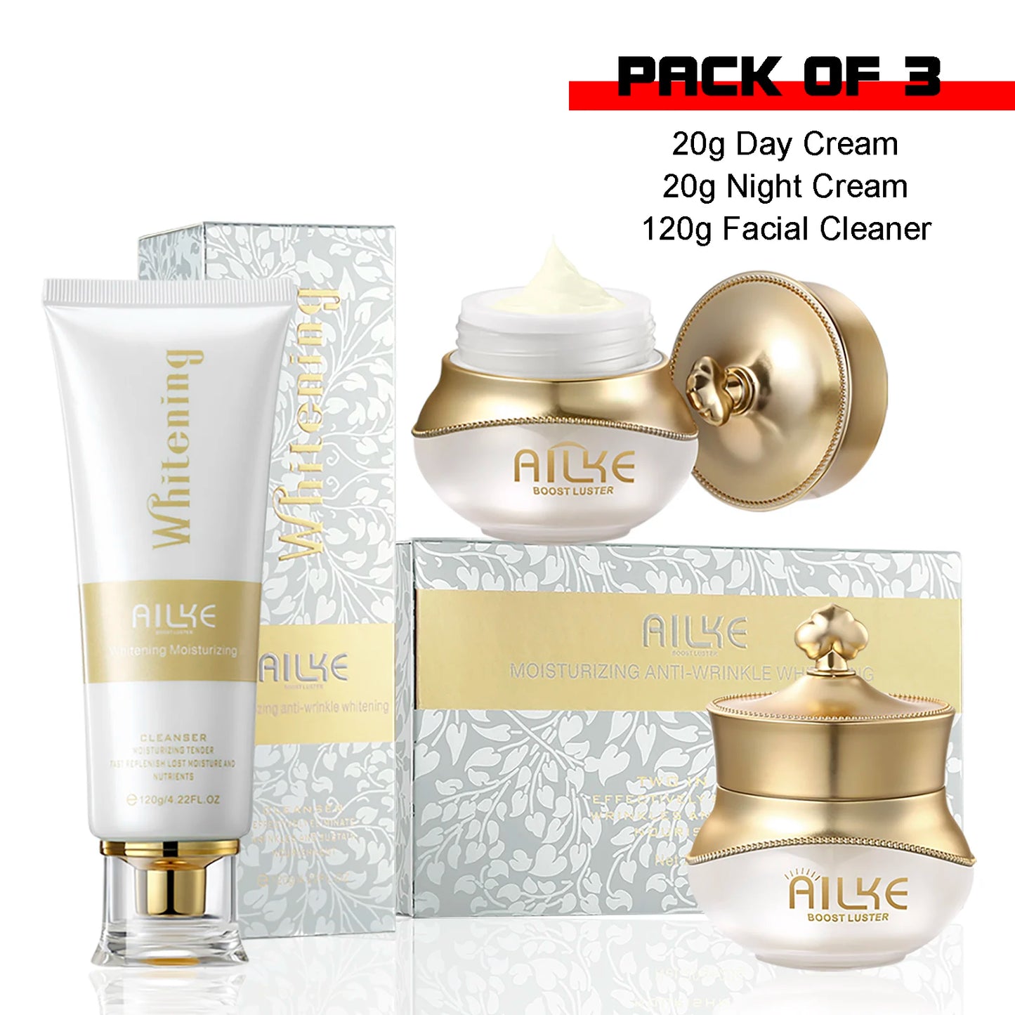 AILKE Night Cream For Women Collagen Moisturizing Anti Aging