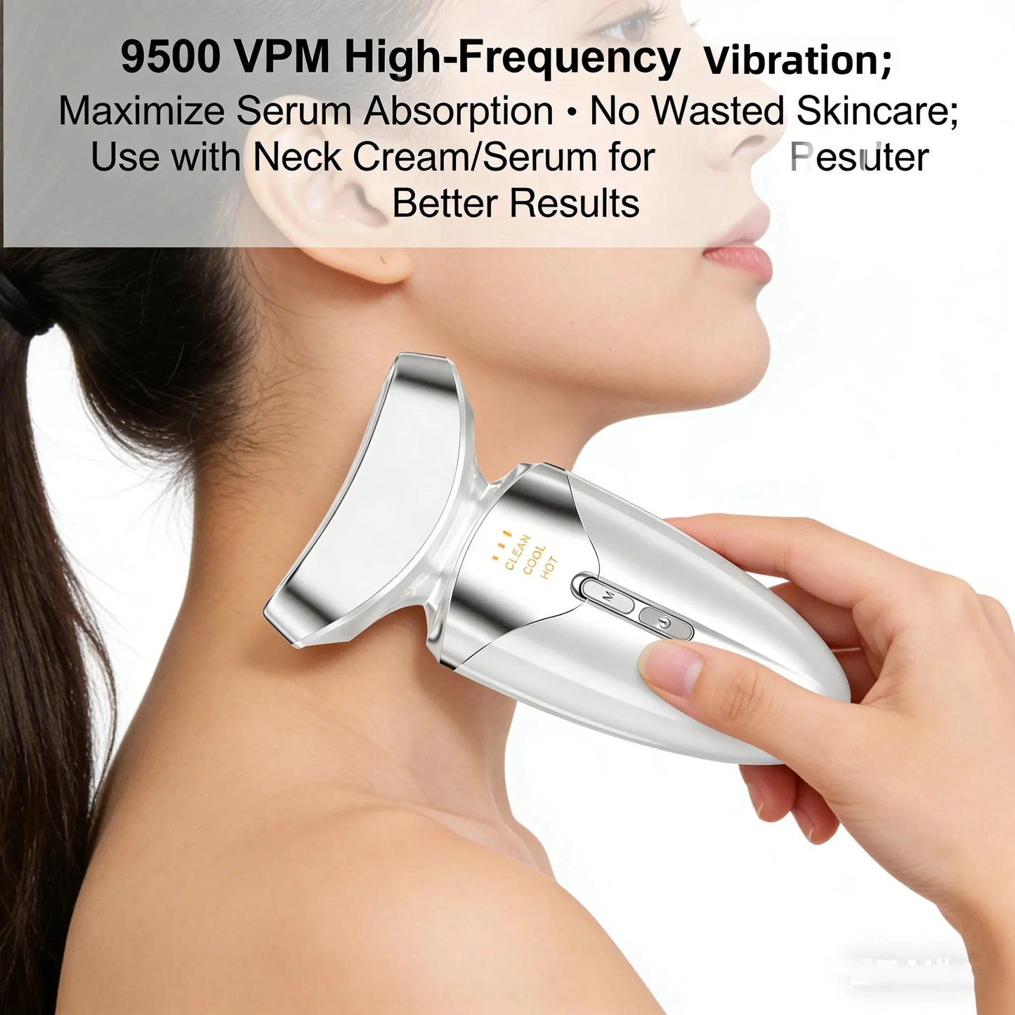 Yongrow 3in1 LED Hot Cold Face Neck Lifting Tightening Device