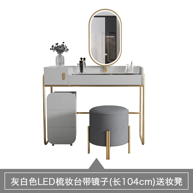 Dutrieux Nordic Makeup Table Vanity for Home Office Decor