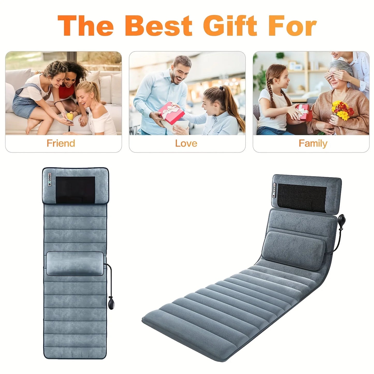 Home Multifunctional Massage Pad For Neck And Back Relief