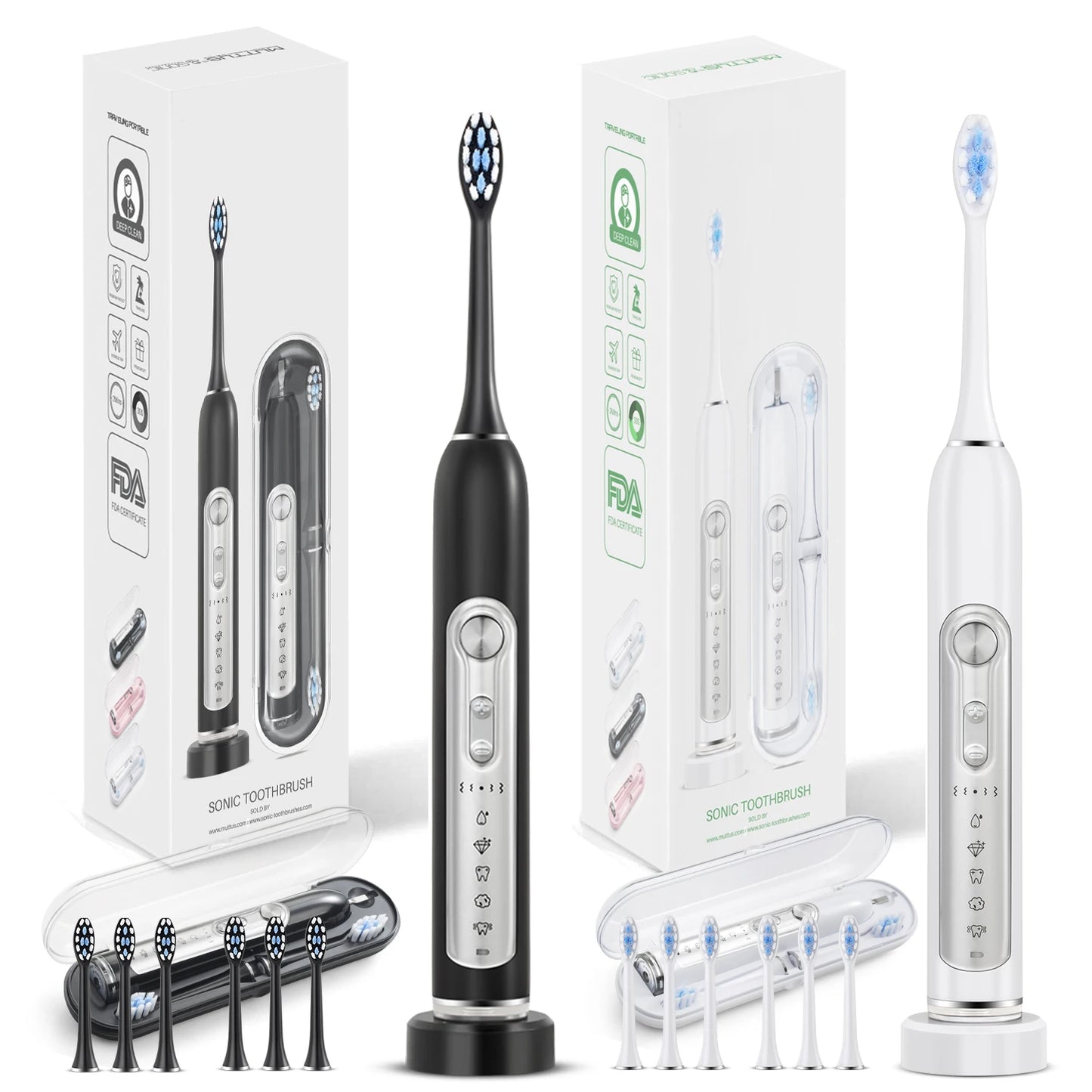Subort S7 Super Sonic Electric Timer Whitening Toothbrush
