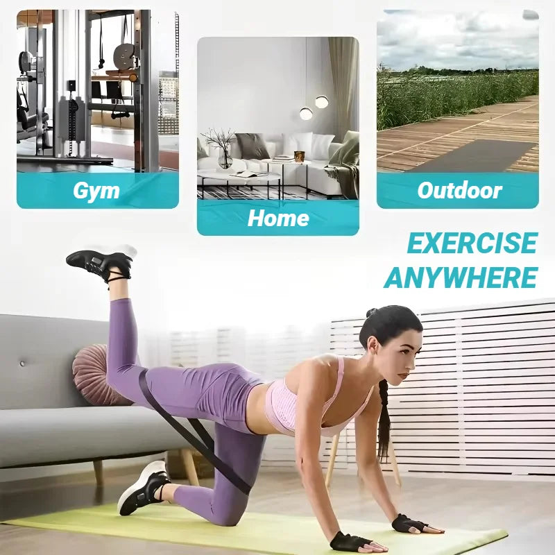 Elastic Resistance Loop Band For Strength Training Yoga