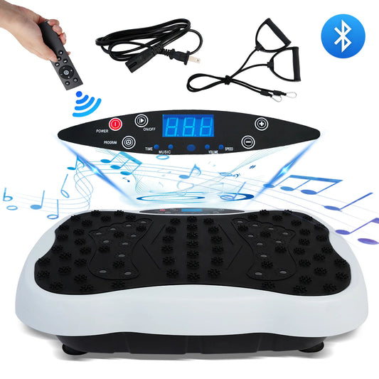 Full Body Vibration Platform Exercise Machine Bluetooth Remote Control