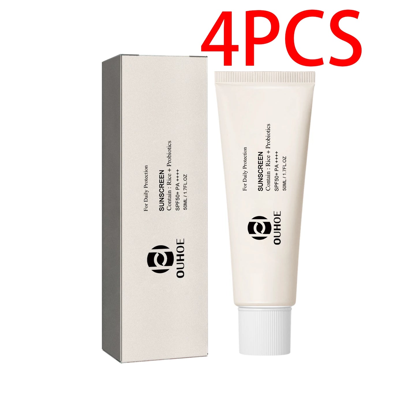 Ouhoe SPF 50 Face Sunscreen Probiotic Brightening Cream