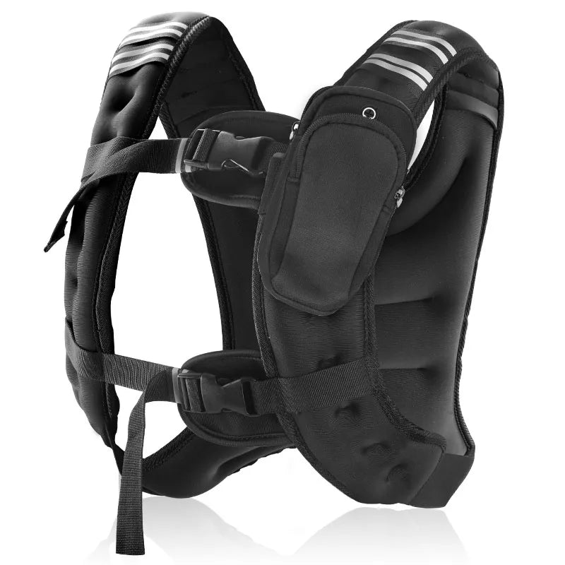 Weighted Vest With Iron Pellets For Strength Training