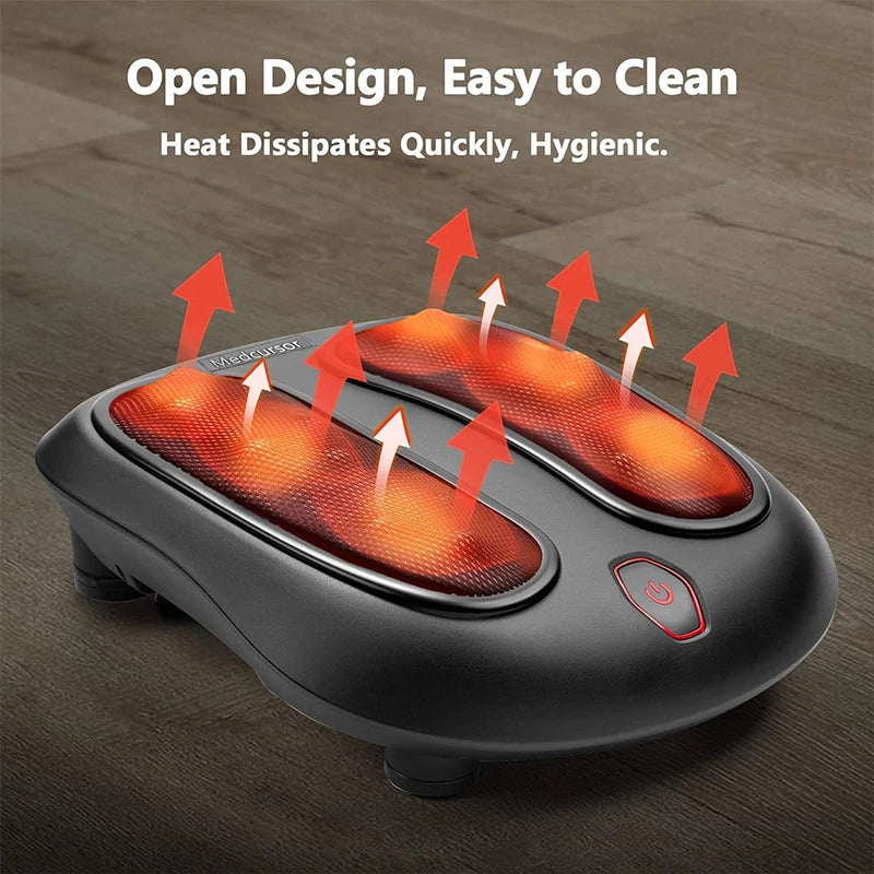 Nekteck Electric Foot Massager With Heat Shiatsu Kneading Massage