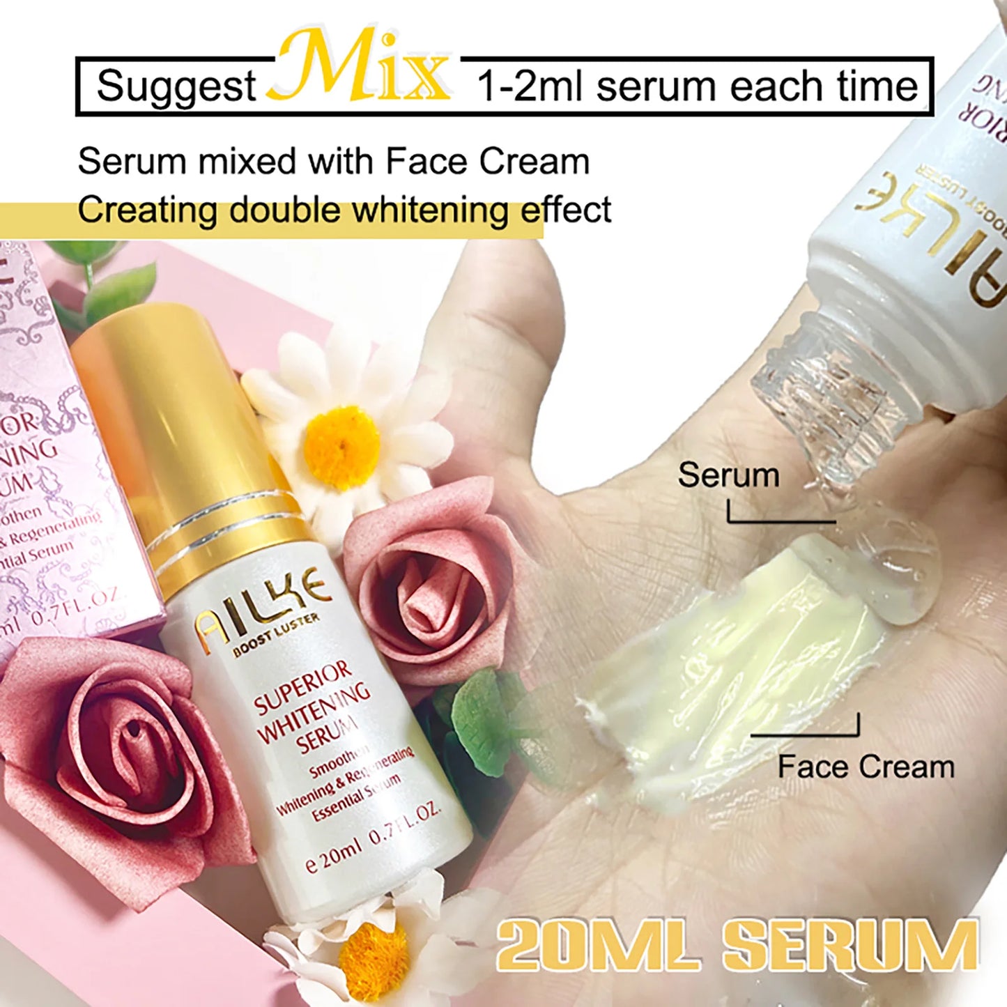 AILKE Night Cream For Women Collagen Moisturizing Anti Aging