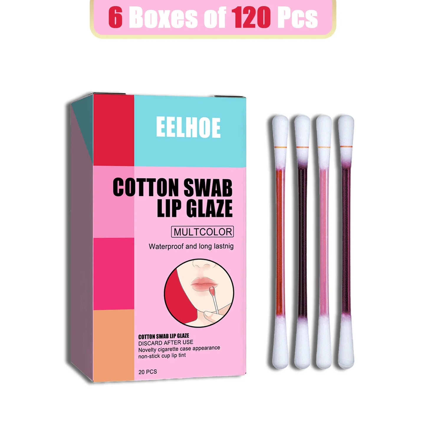 Eelhoe Long-Lasting Tattoo Lip Stain Set Velvet Finish Lip Gloss