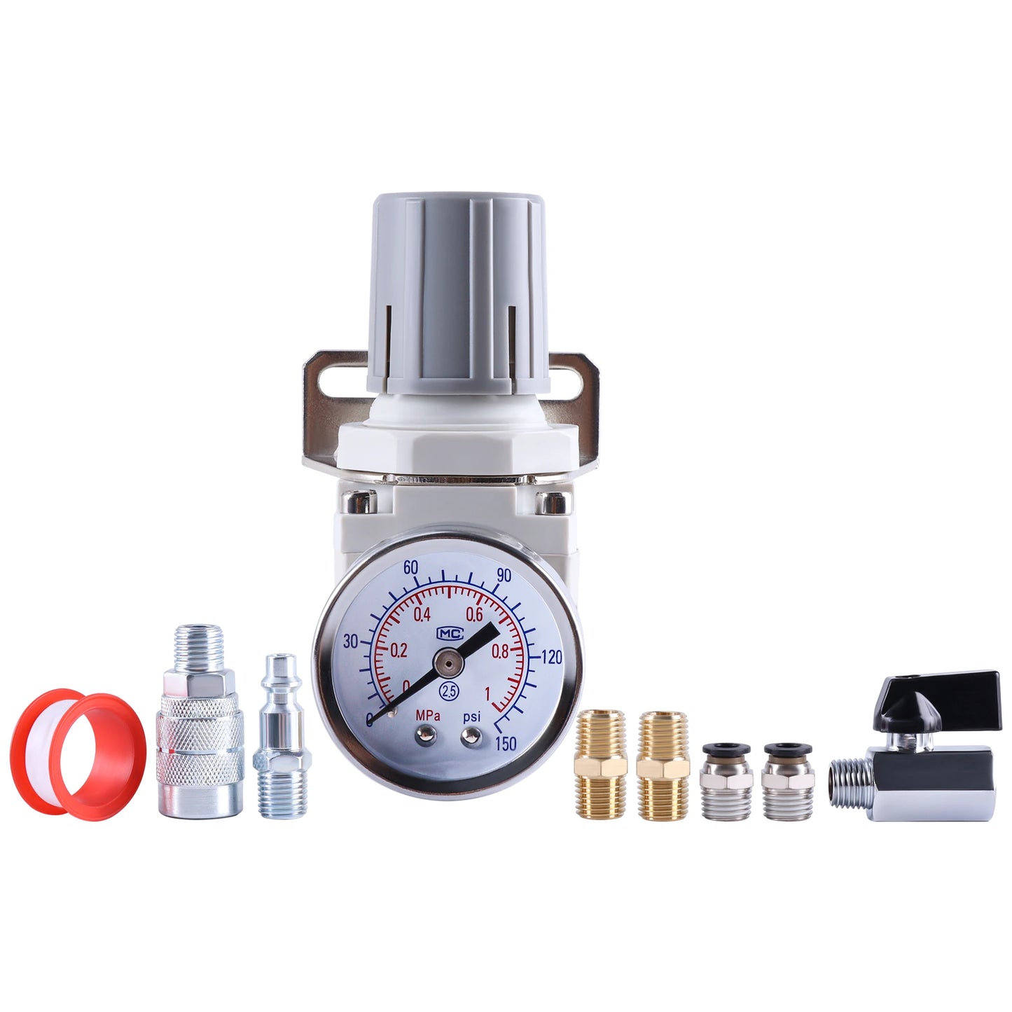 Compact Mini Pneumatic Air Compressor BSP Thread Connection