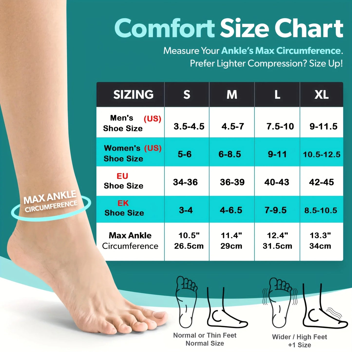 Compression Socks With Arch Support For Neuropathy Relief