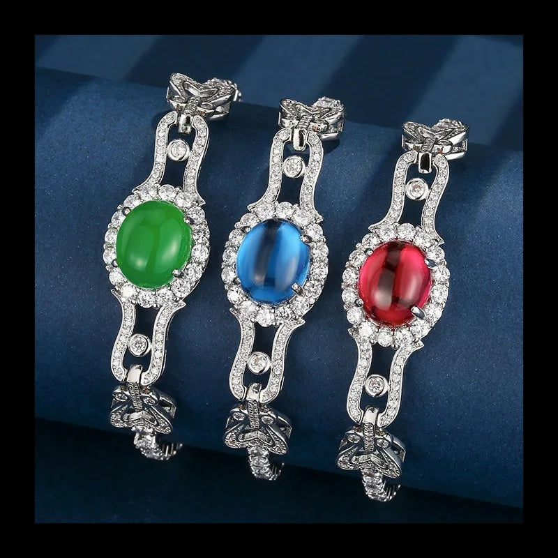 Retro Fluorescent Temperament Metal Bracelet Accessory