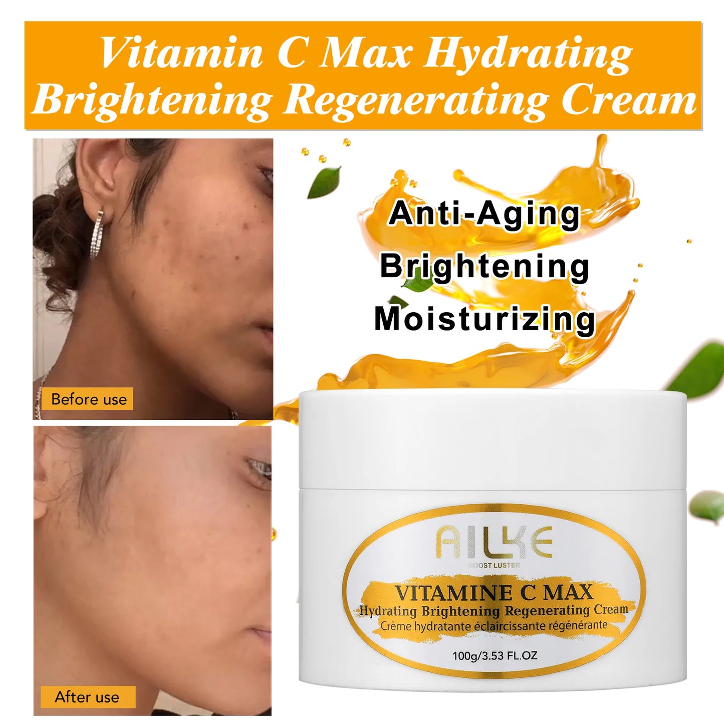 KYLIEFIT Vitamin C Skin Care Cleanser For Brightening Dark Spots