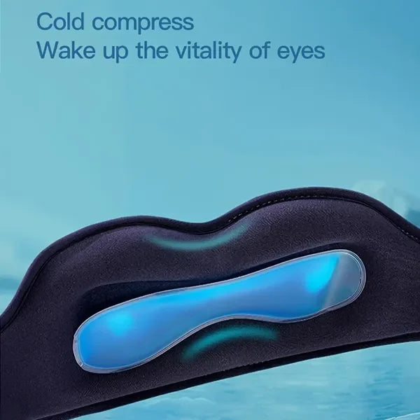 Rechargeable Heating Eye Massager With Hot And Cold Relief