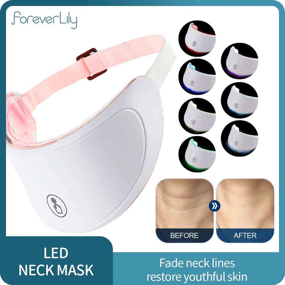 Foreverlily Neck Led Beauty Mask For Wrinkle Tightening
