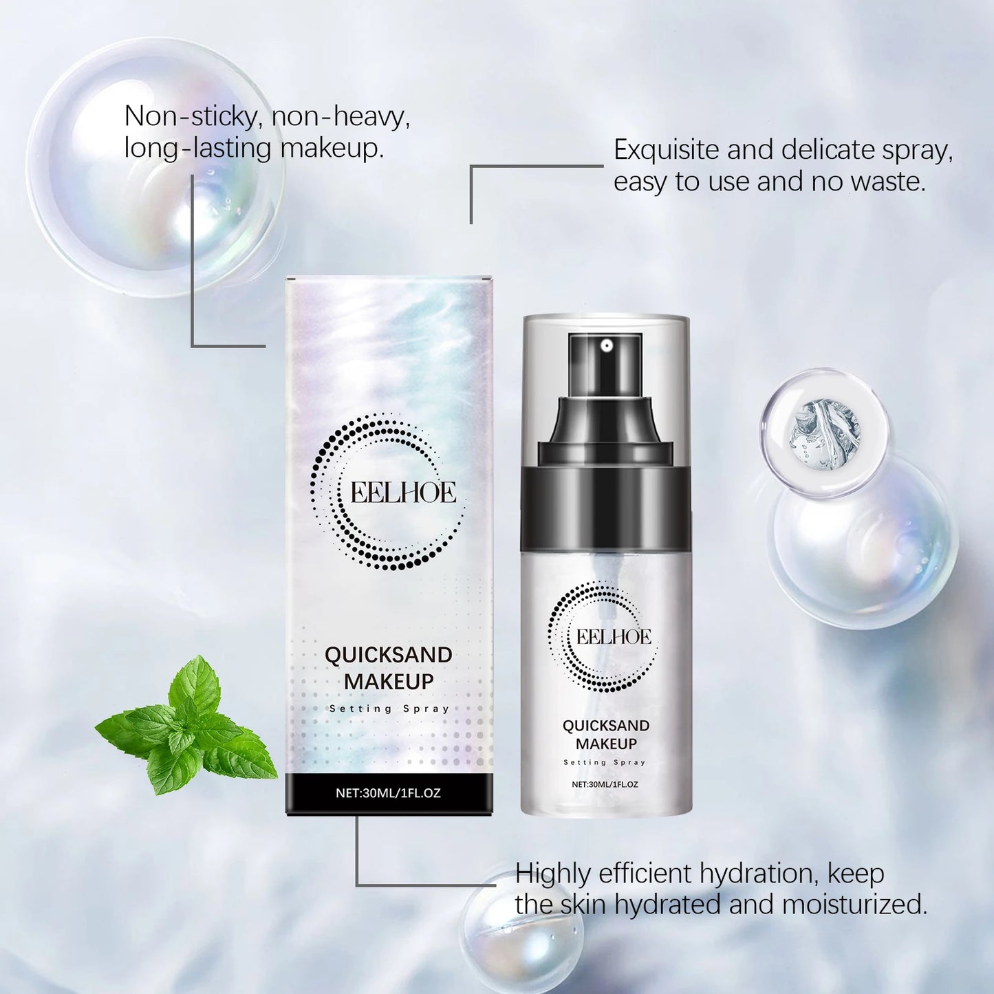 Eelhoe Makeup Setting Spray Hydrating Natural Finish For All Skin