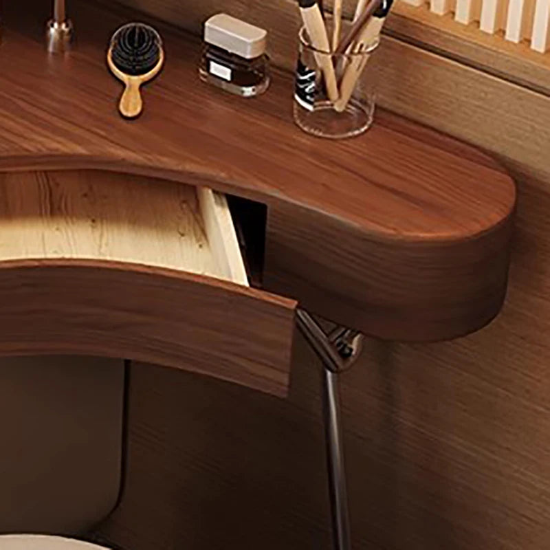 XMSJ Vintage Aesthetic Elegant Vanity Table Furniture