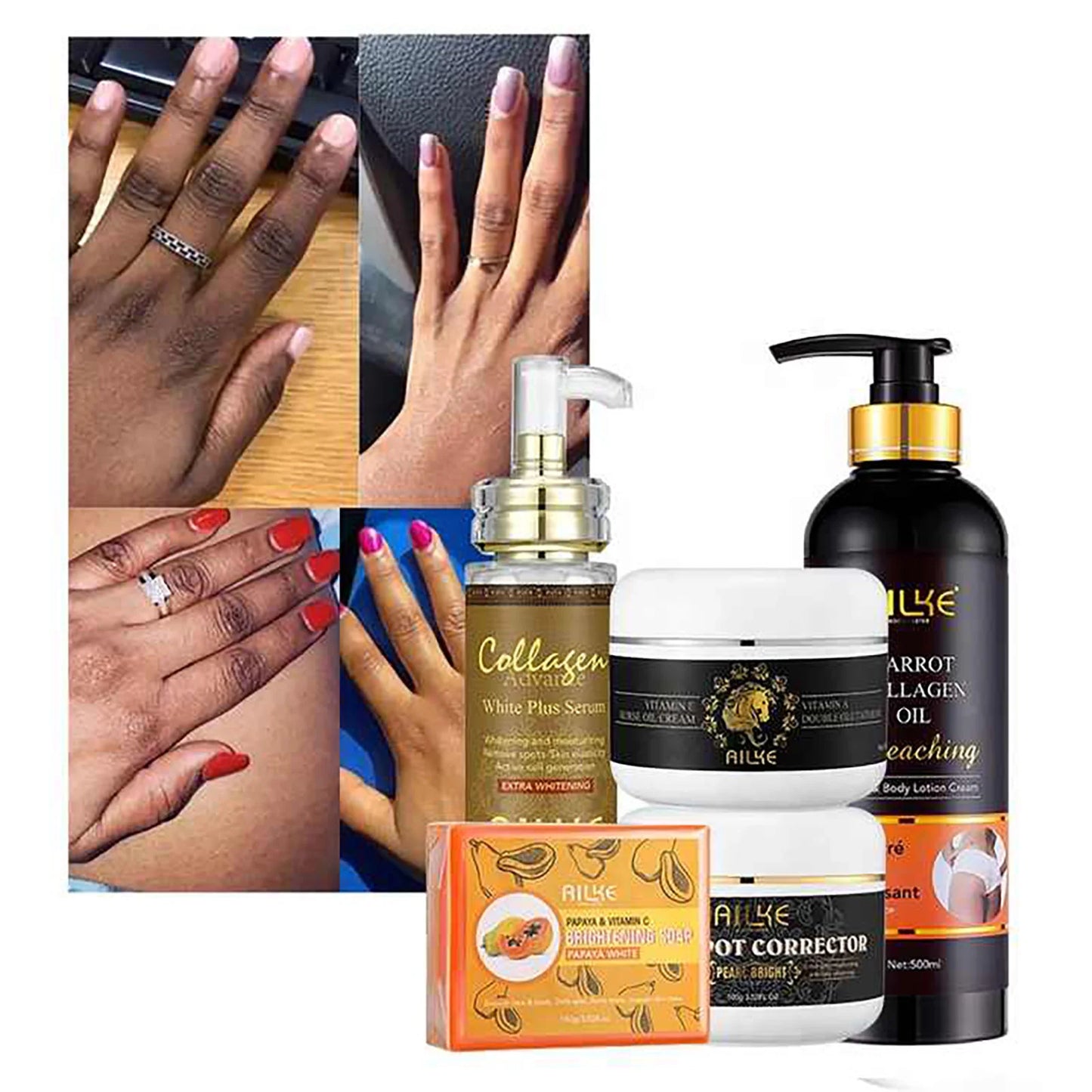 AILKE Collagen 5 In 1 Skin Care Kit RadianceBoost Complex