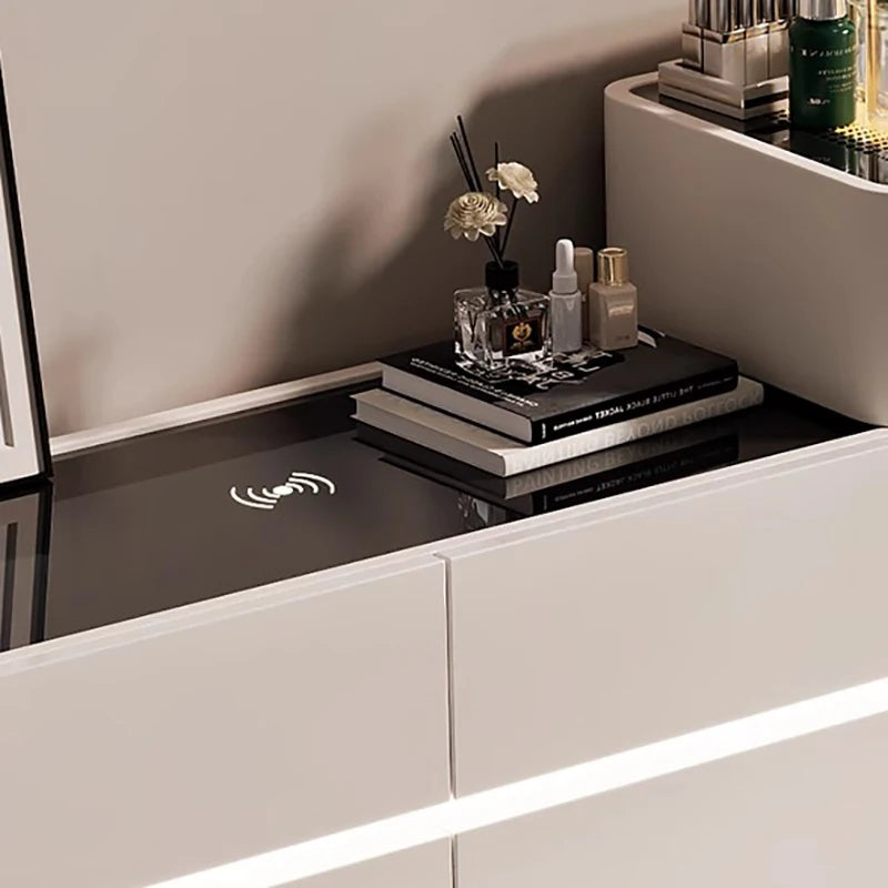 XMSJ Modern Premium Vanity Table With Five Drawers